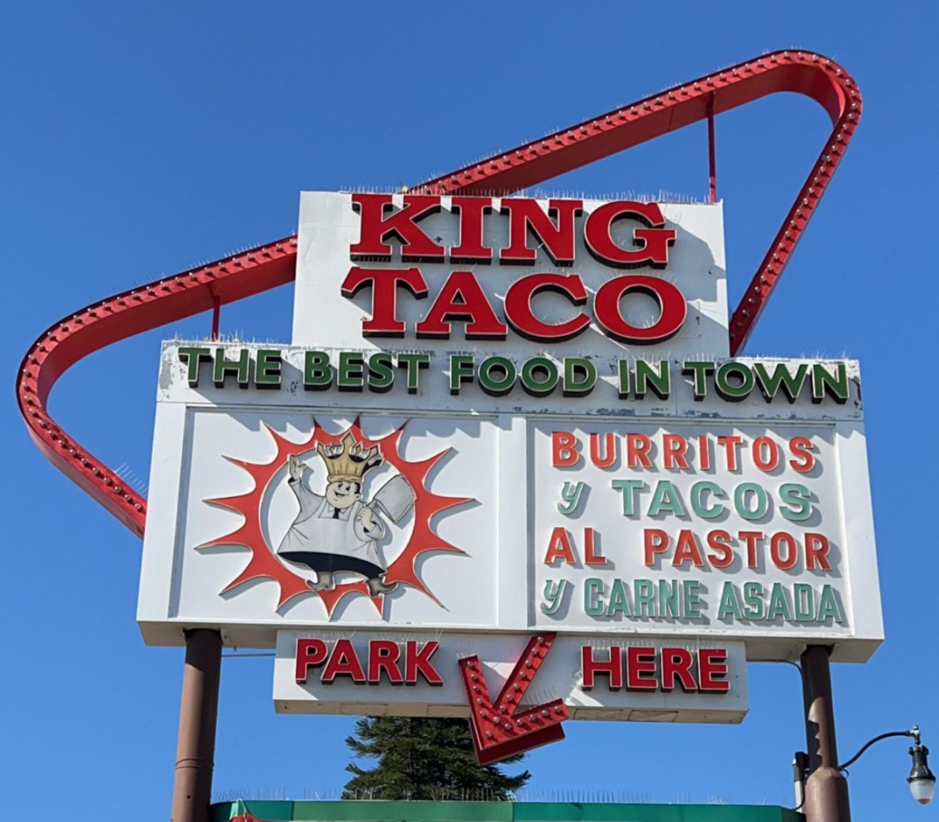 King Taco sign